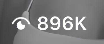 Contenuto con 896mila di visualizzazioni